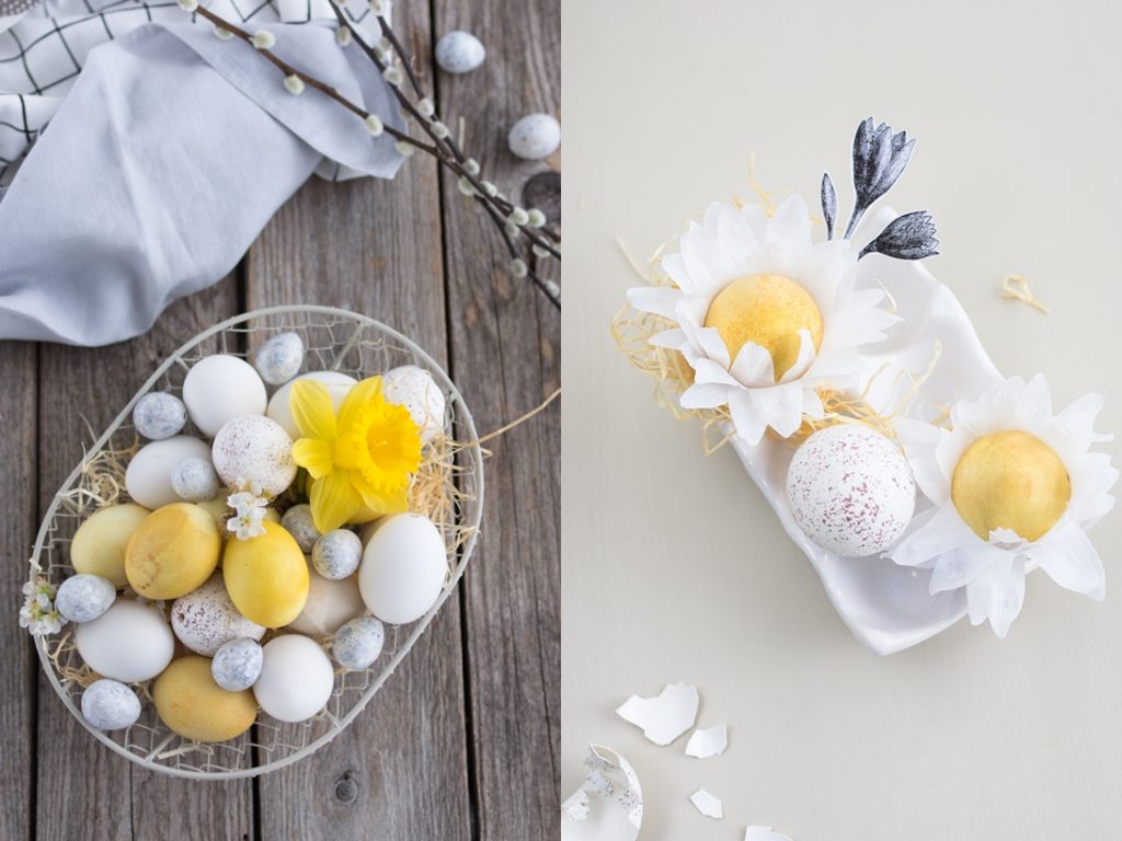 Ostereier mit Curcuma färben + DIY Eier-Blumen aus Krepppapier
#sinnenrauschDIY #diy #easter 