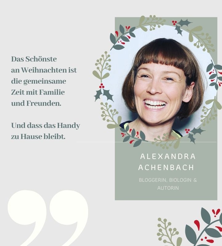 So feiert Nachhaltigkeits-Bloggerin Alexandra Achenbach Weihnachten