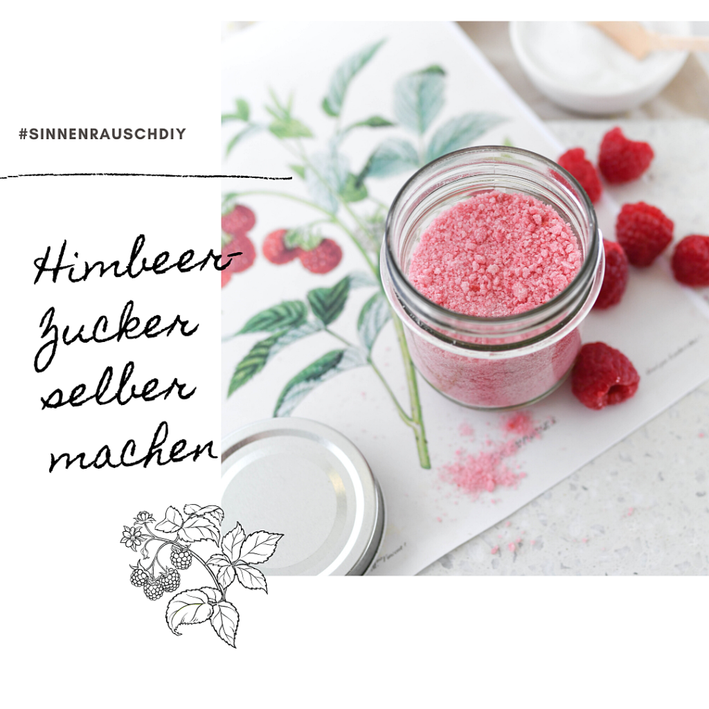 Sommer im Glas: Leckeren (kalorienfreien) Himbeer-Zucker selber machen