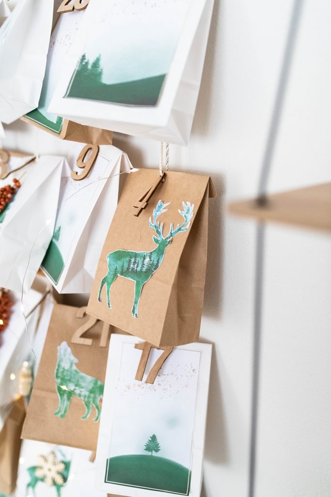 DIY Adventkalender Waldtiere