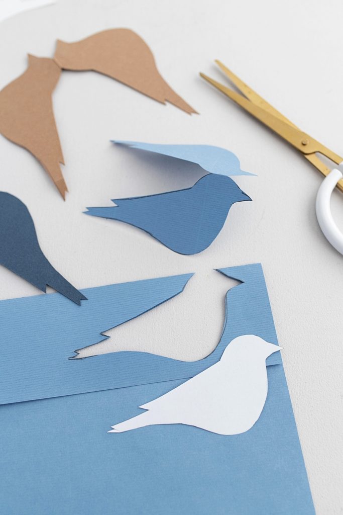 DIY Deko-Idee für den Frühling : Vögel aus Papier selber machen