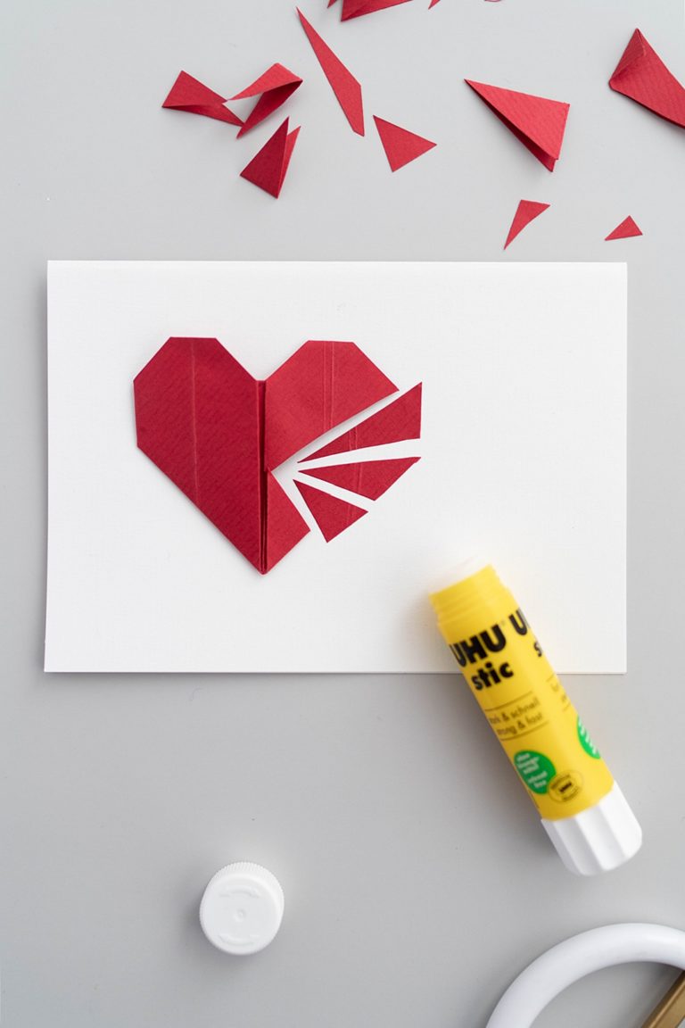 Diy Romantische Valentinstags Karten Selber Machen Anleitung Für Einfache Papierherzen 9860