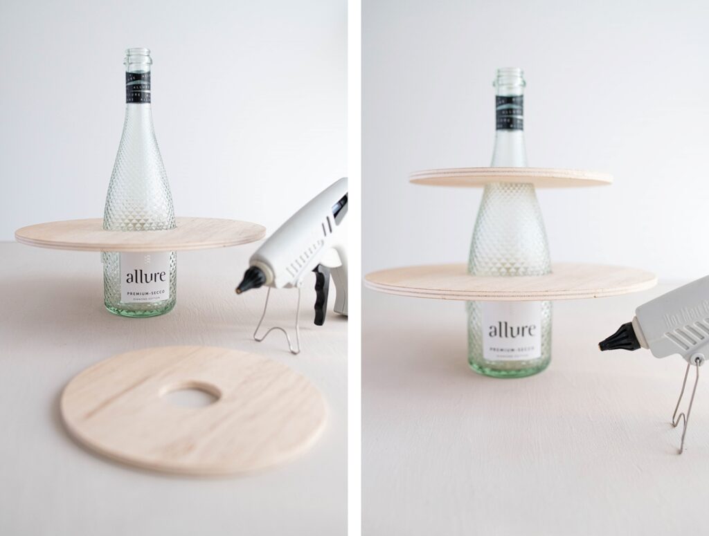Upcycling: Von der Secco-Flasche zur stylischen Etagere #allure