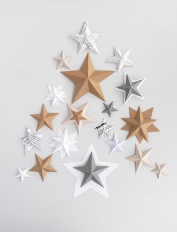DIY Sterne aus Papier