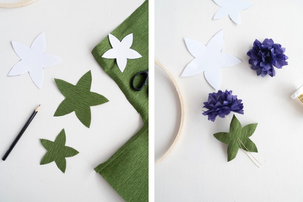 Für immer schön #1: Einfache Papierblumen aus Seidenpapier selber basteln
