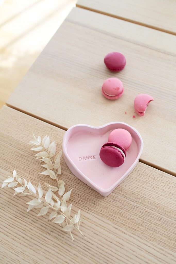 DIY Herz aus Modelliermasse