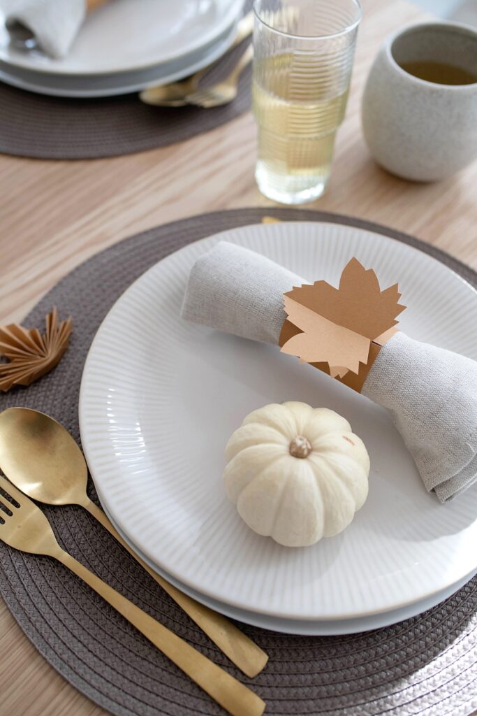 DIY Serviettenringe Herbst