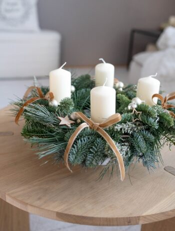 DIY Adventskranz selber stecken