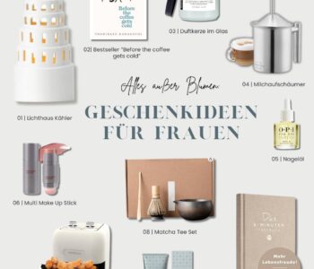 Alles außer Blumen: Weihnachtliche Geschenkideen für Frauen