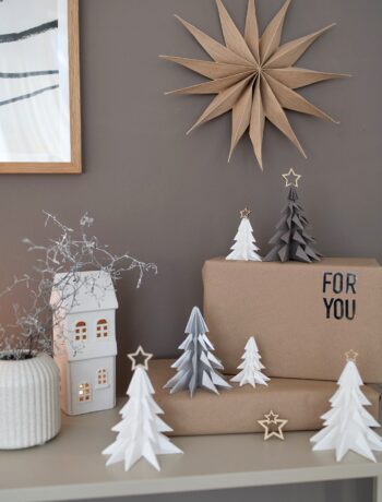 DIY Papier Tannenbaum