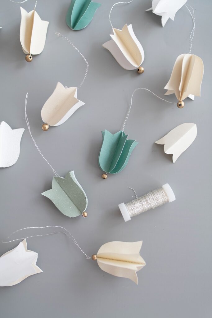 DIY Papier Tulpen