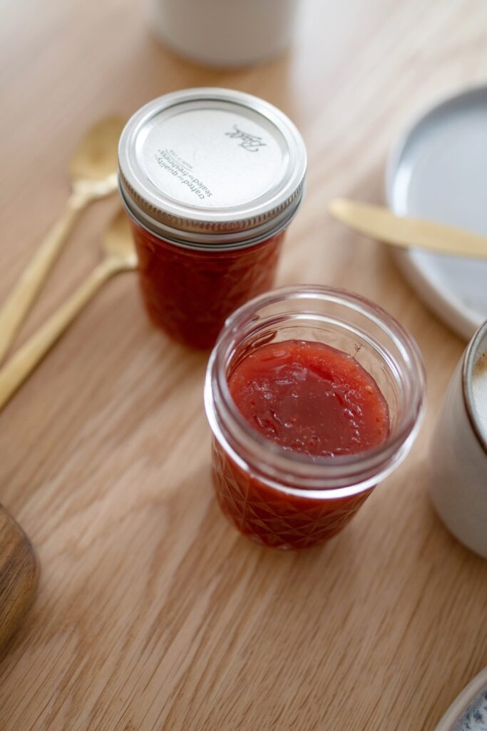 Erdbeer Rhabarber Marmelade