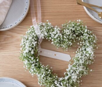 Schleierkraut Herz DIY